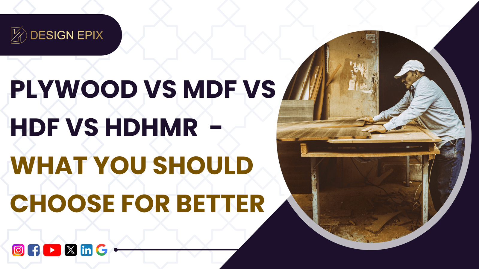 Read more about the article Plywood vs MDF vs HDF vs HDHMR – Which is Better