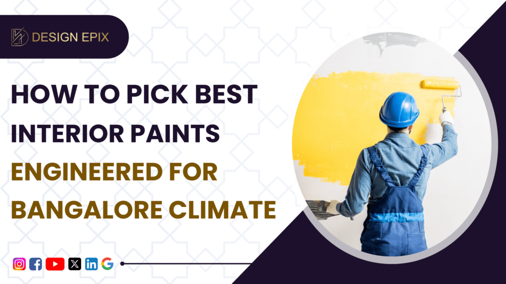 Ultimate Guide to Long-Lasting Interior Wall Paints For Bangalore Weather