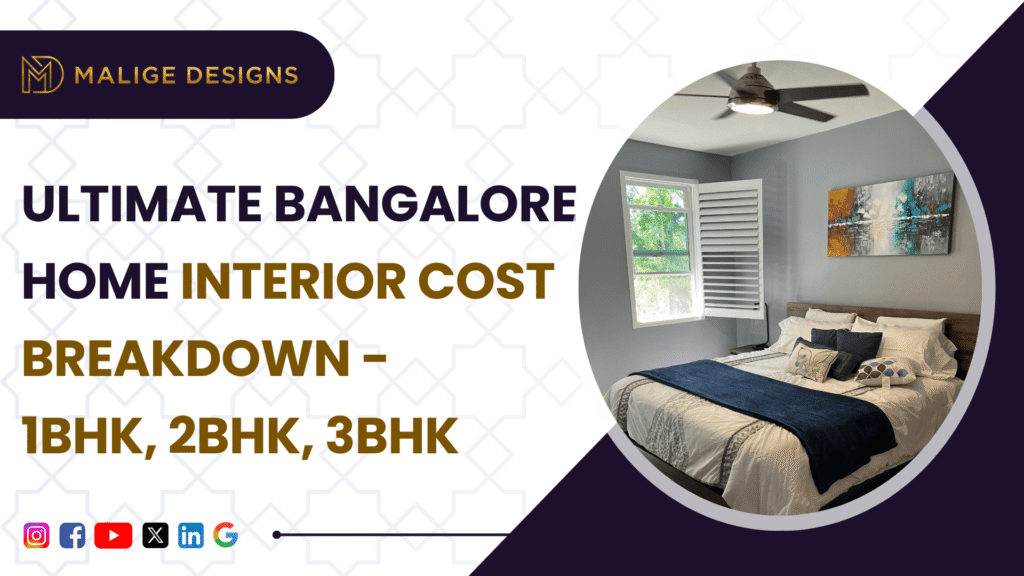 How Much Does a Full Home Interior Cost in Bangalore? A Realistic Breakdown