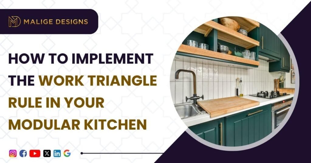The Kitchen Work-Triangle Rule : Optimizing Workflow in Compact Kitchens
