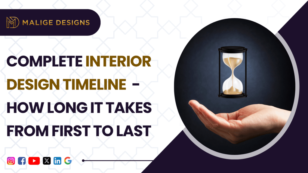 Interior Design Timeline : What to Expect From Design to Handover